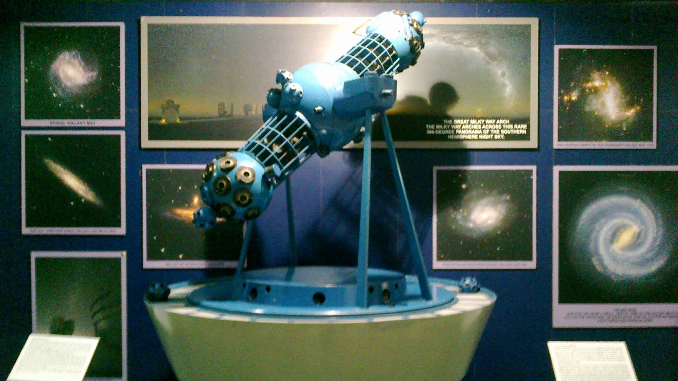 Telescope at the planetarium. 