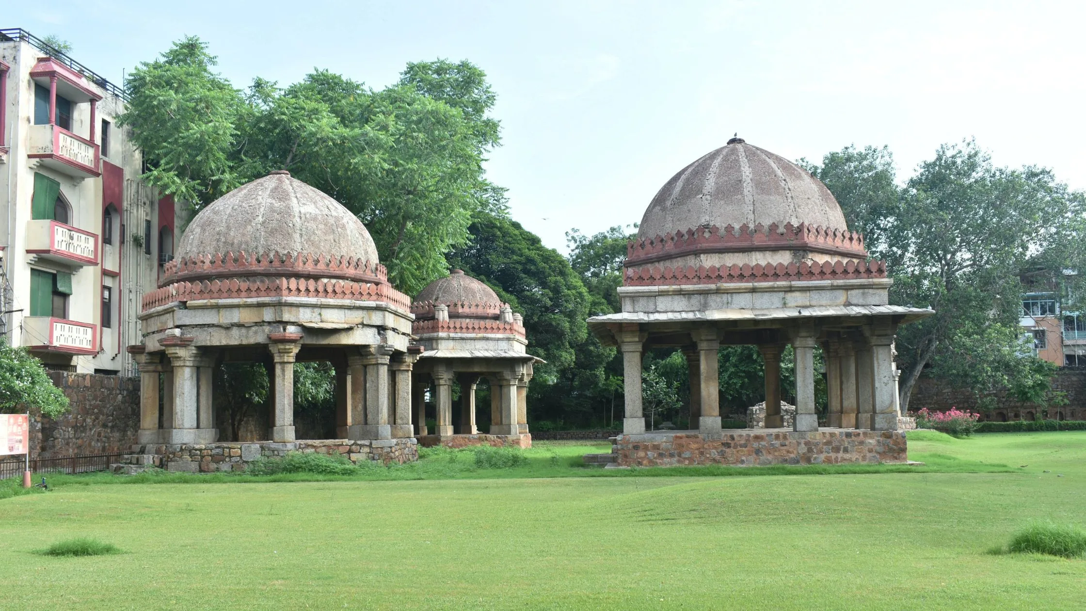 Gumbad in the complex. 