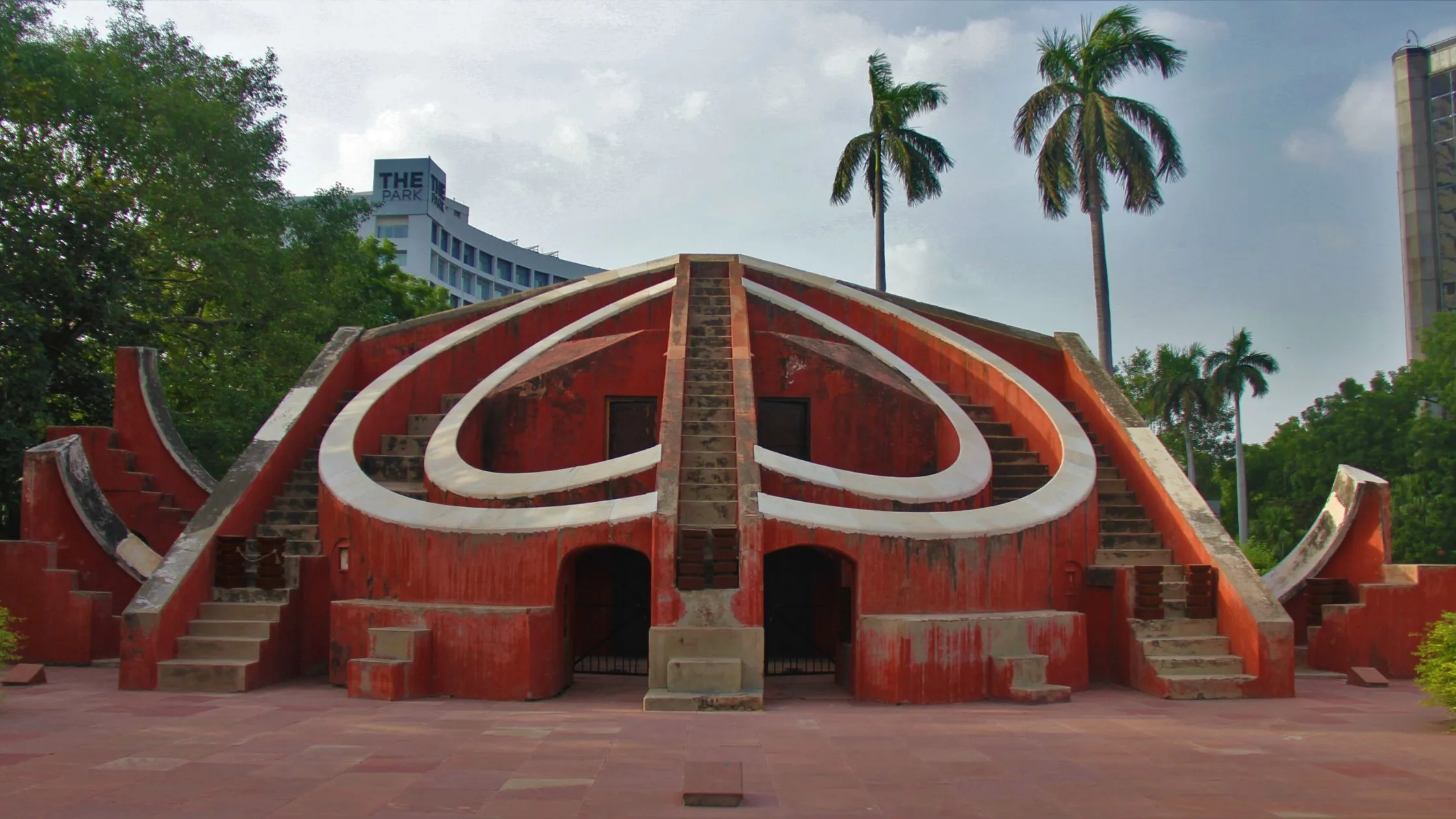 The misra yantra at Delhi's Jantar Mantar. 