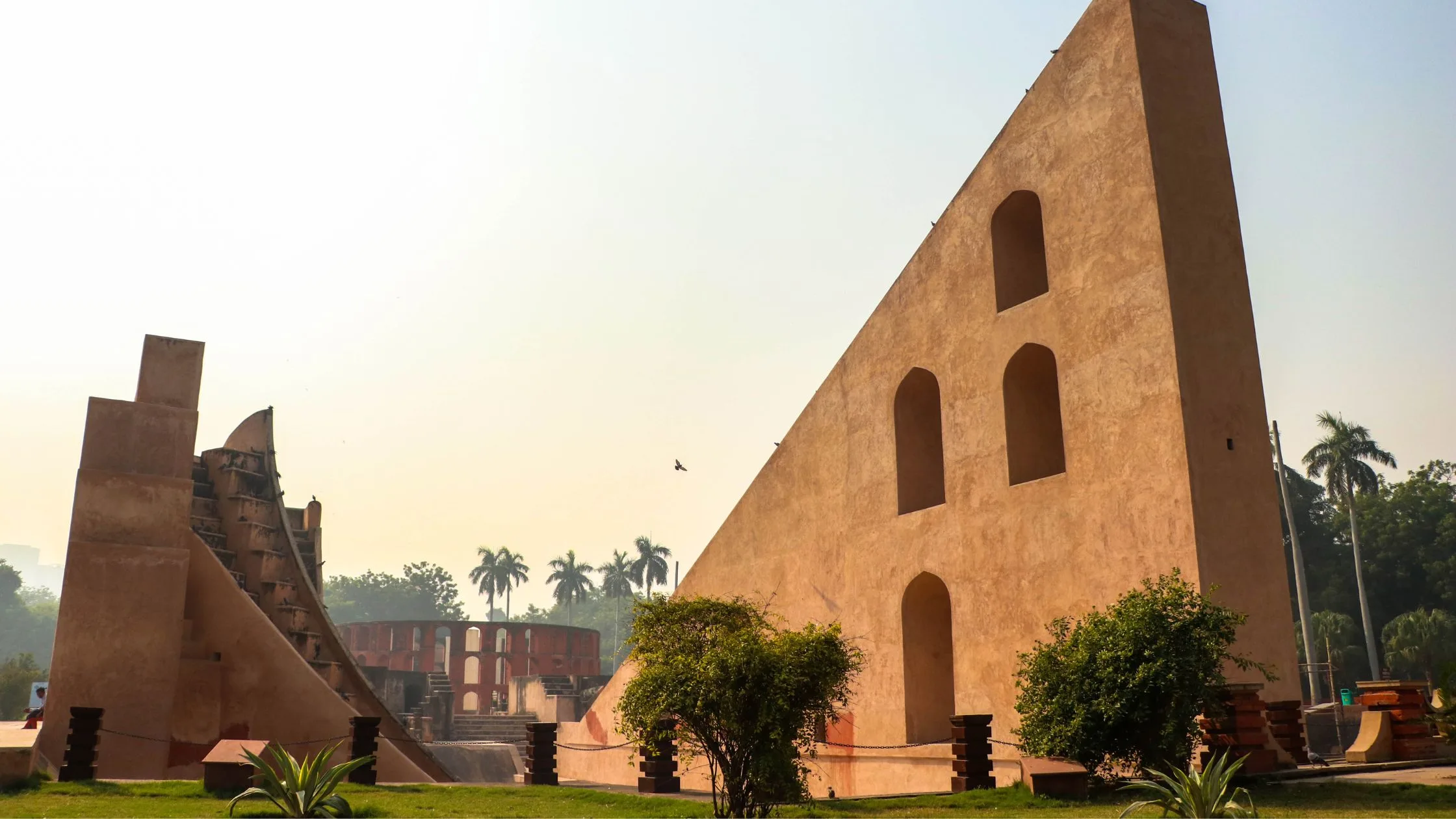 The Shasthana Yantra in the form of a triangle. 