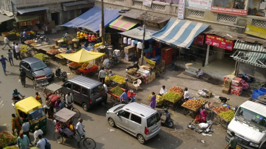 A view from Paharganj Delhi