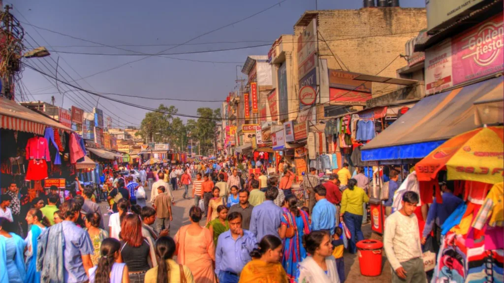 A view from Lajpat Nagar Market Delhi