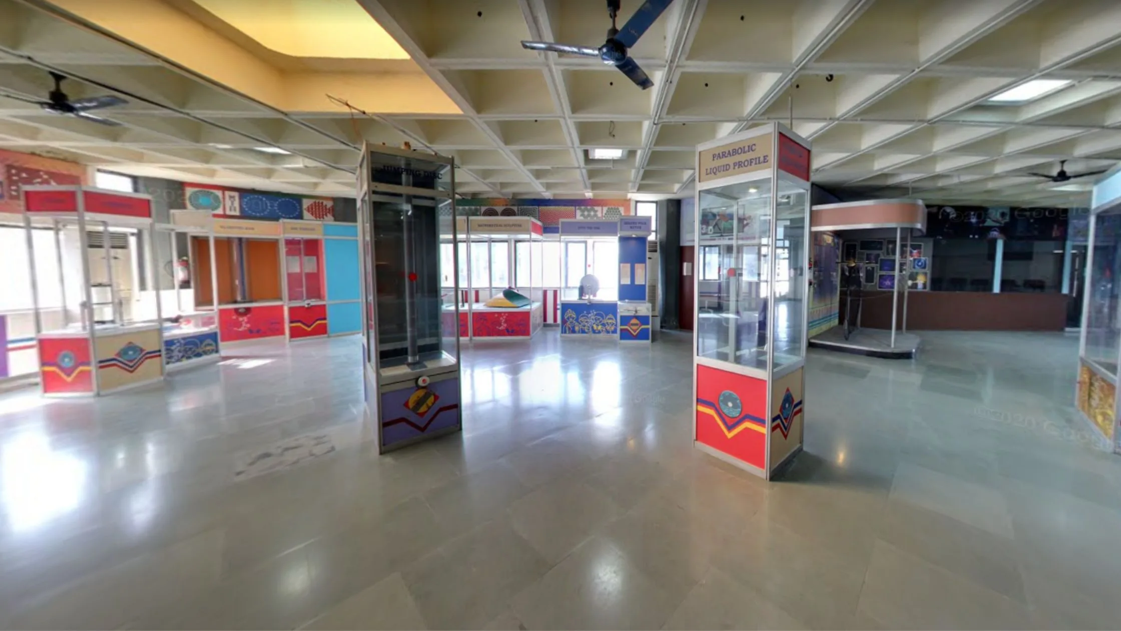 A gallery at the Science centre. 