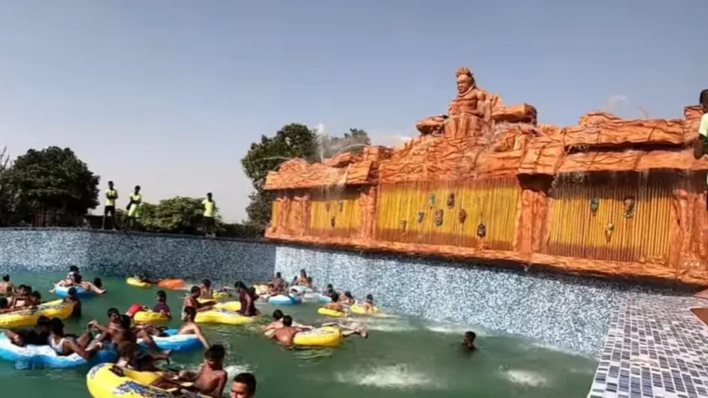 Kids enjoying at the MoJoLand water park Murthal.