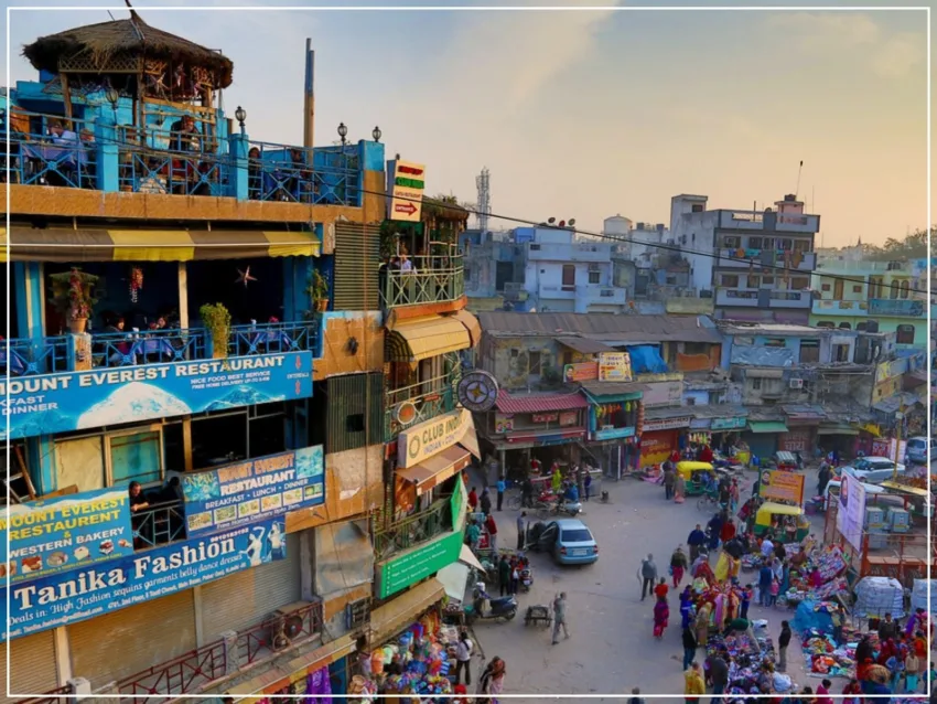 A view from Paharganj Delhi