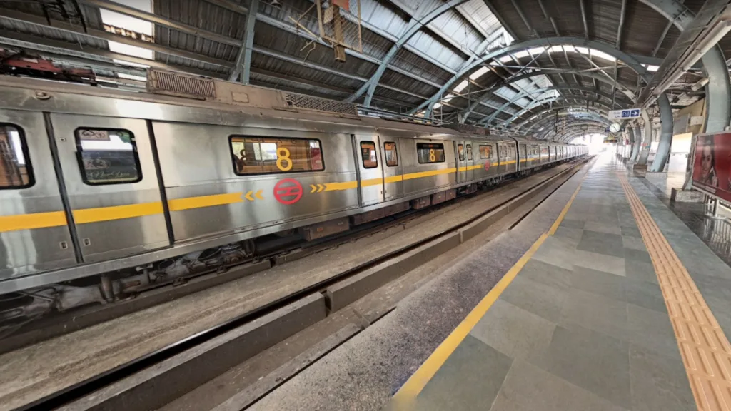 A view of metro station 