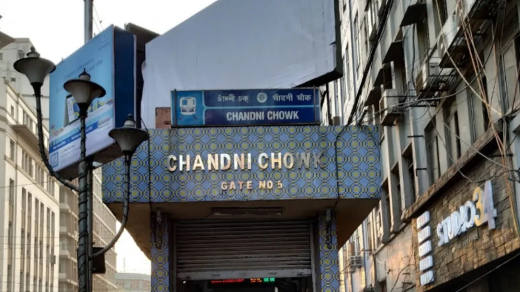 A view of Chandni Chowk Market