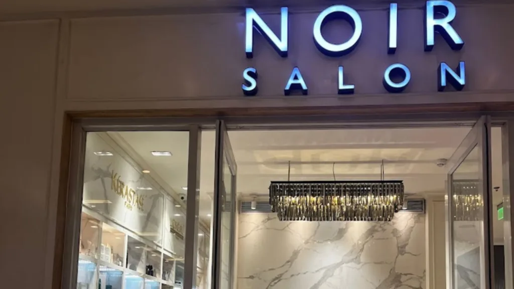 An outside image of Noir Salon.