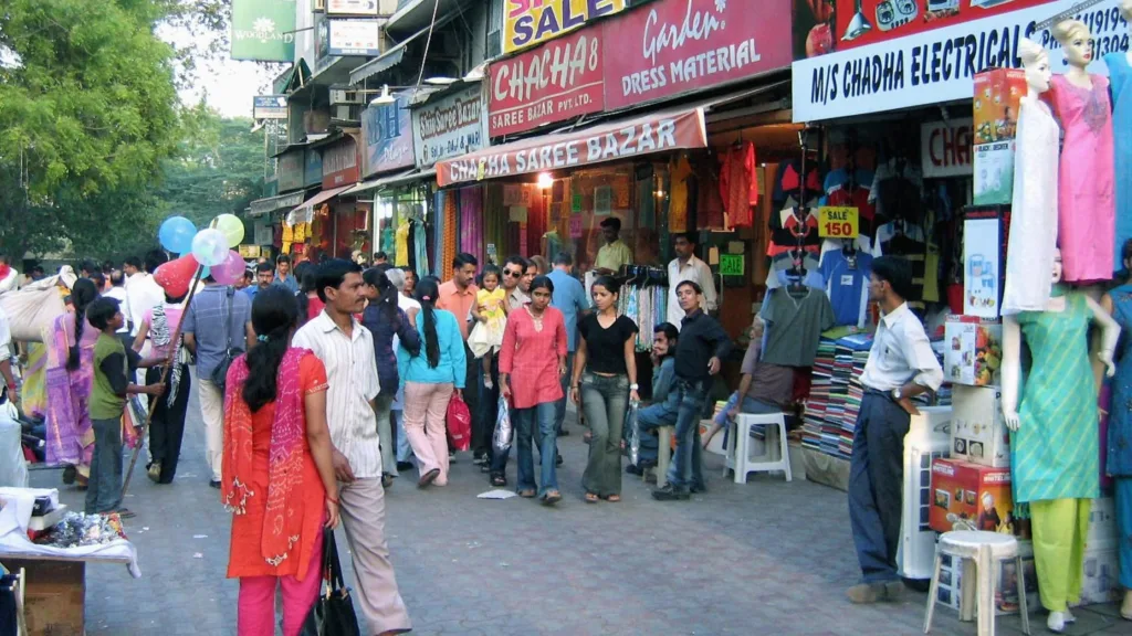 A view from Sarojini Market