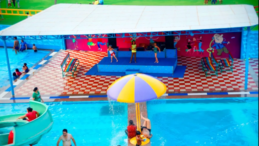 A view of water park at Aapno Ghar Resort