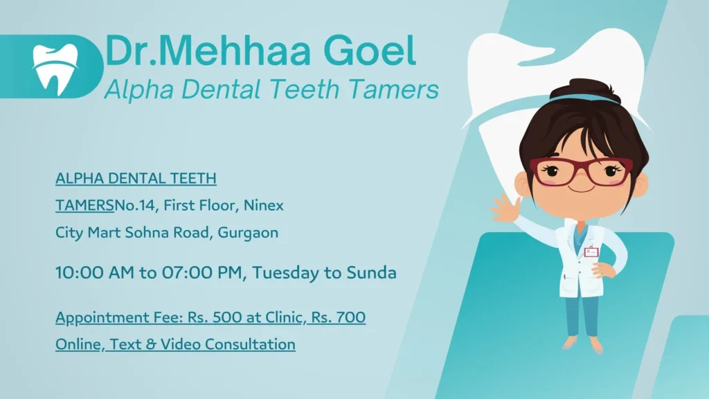 An image showing details about the clinic of Dr. Mehhaa Goel in Gurugram