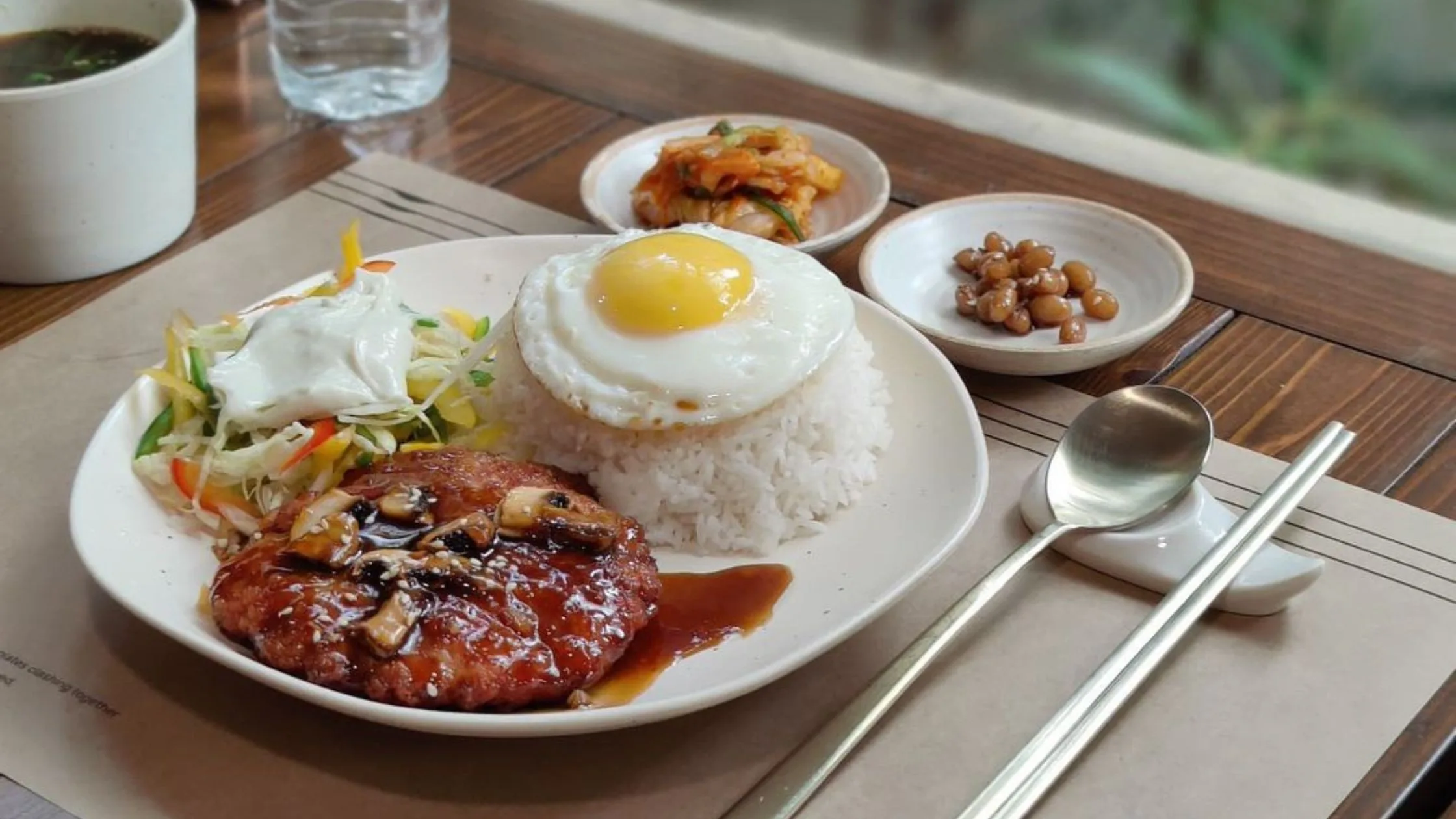 Korean dish served at Dalgrak Cafe in Delhi