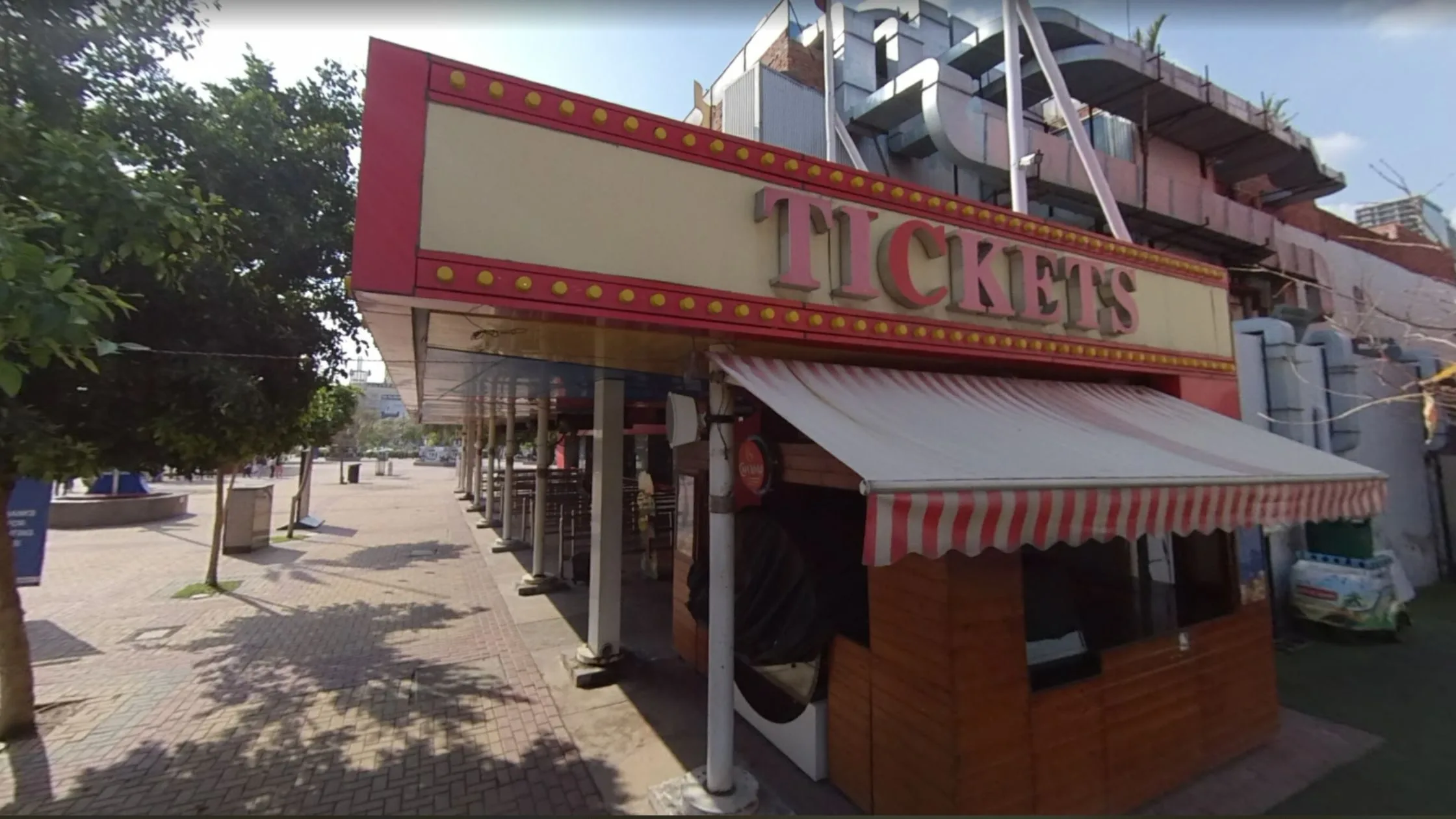 Ticket counter at Wow amusement and water park.