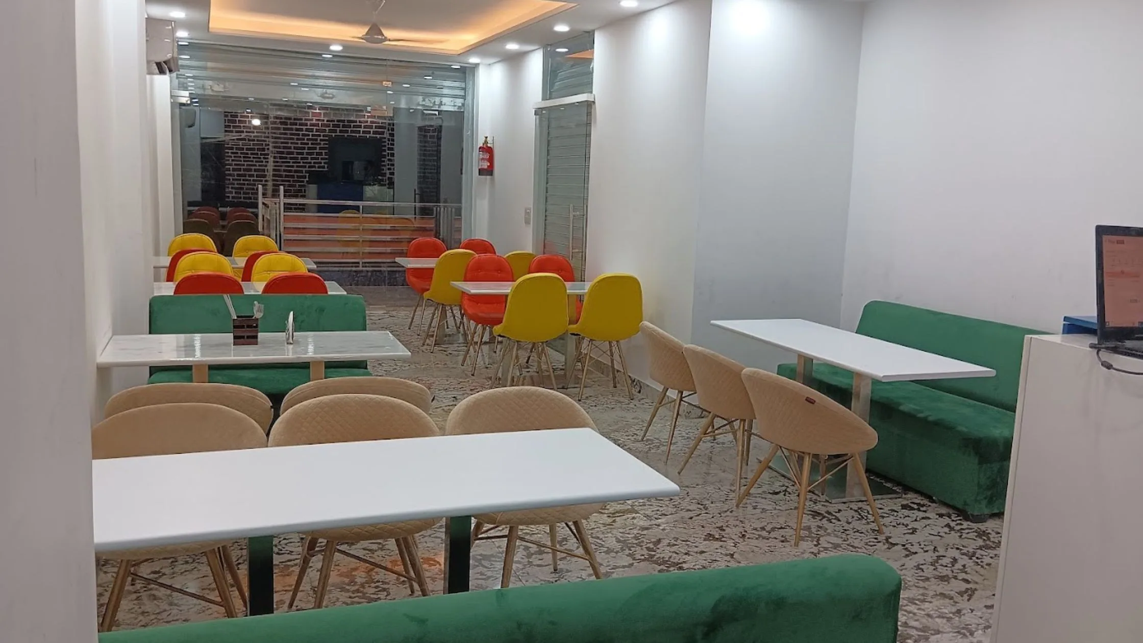 An inside view of Kia's Cafe in Delhi