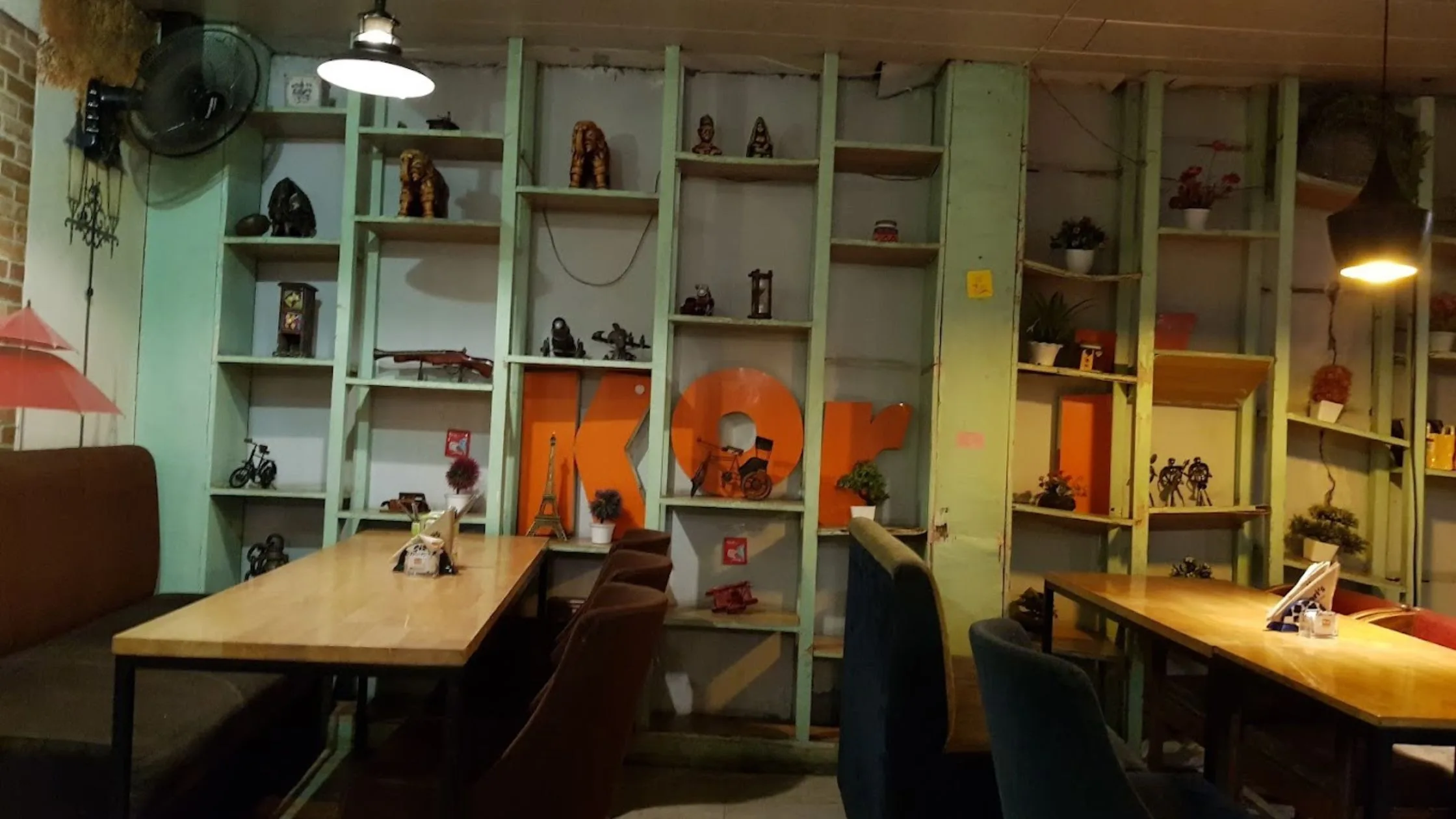 An inside view of Kori's in Delhi