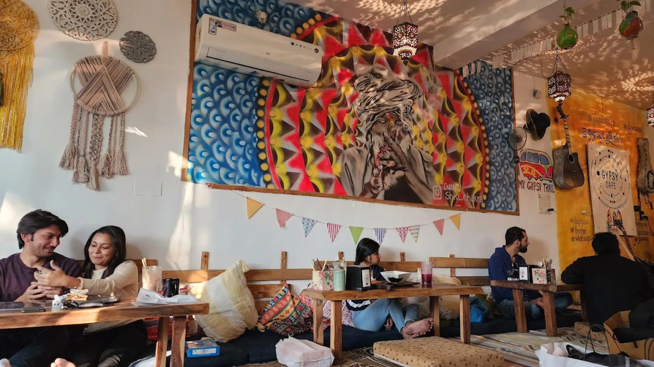 View of Gypsy Cafe in Hauz Khas, Delhi