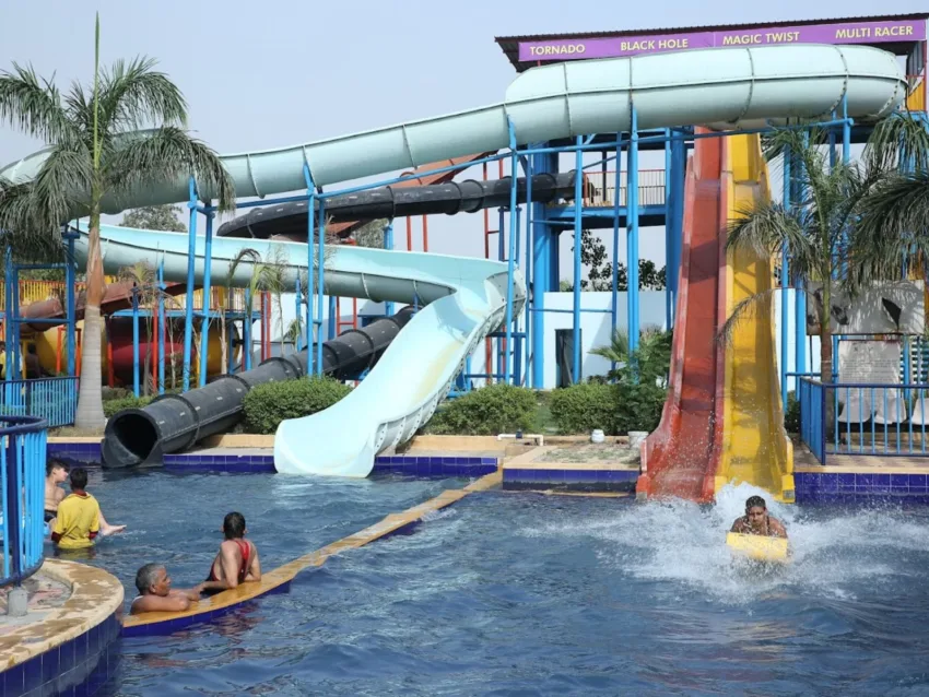 Water park view from Fun Town Amusement and Water Park Bahadurgarh