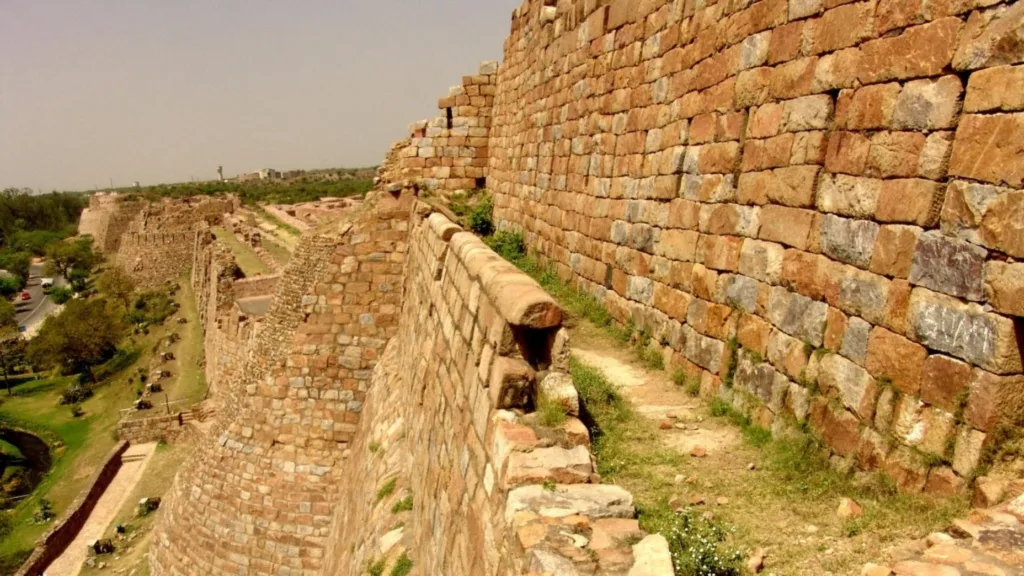 A view of Tughlaqabad Fort