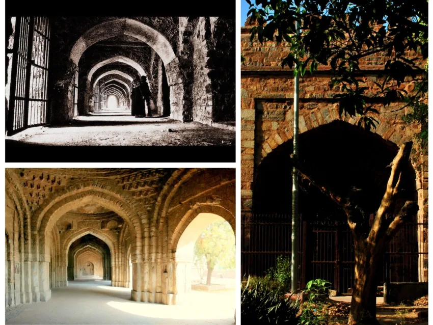 Collage of haunted places in Delhi