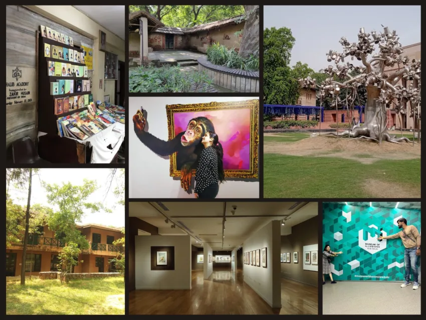 Collage of Art museums in Delhi