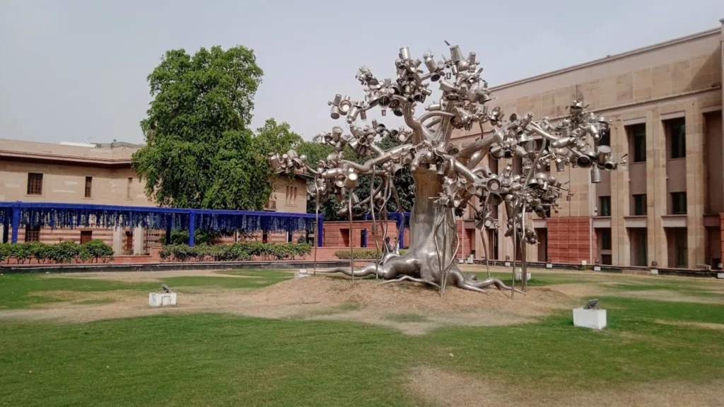 A view from National Gallery of Modern Art Museum in Delhi.