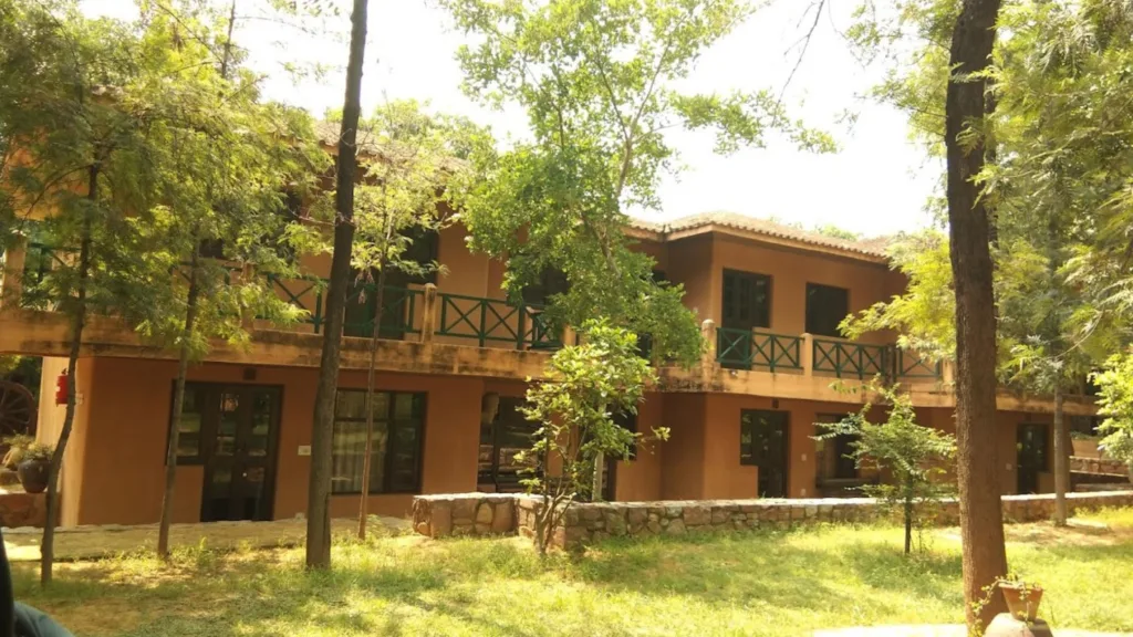 An outside view of Sanskriti Kendra.