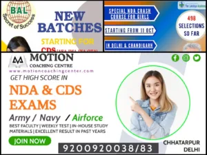 Banners on SSB Coaching in Delhi