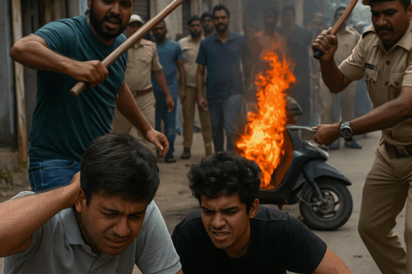2 Young Men Mistaken for Spies, Police Clash in Faridabad