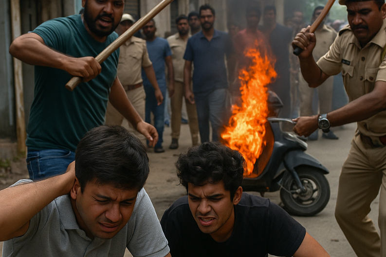 2 Young Men Mistaken for Spies, Police Clash in Faridabad