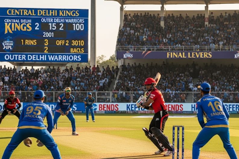 Central Delhi Kings Secure Victory Over Outer Delhi Warriors