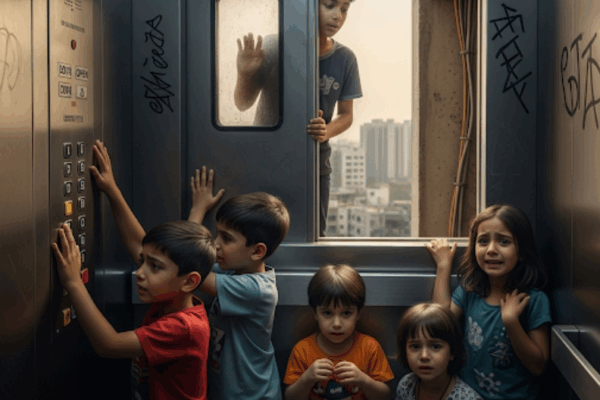 Children Rescue Mission: Lift Trouble in Ghaziabad High-Rise