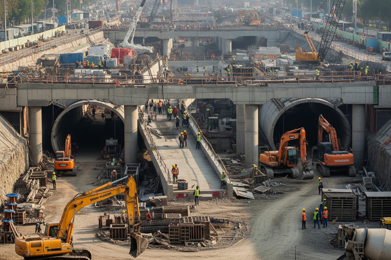 Construction to Restart on Pragati Maidan Underpass in Delhi