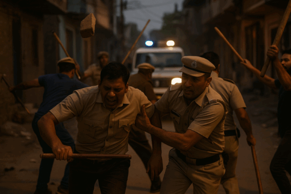 Delhi Police Constable Injured During Raid on Bootlegging Delhi Police Constable Injured During Raid on Bootlegging