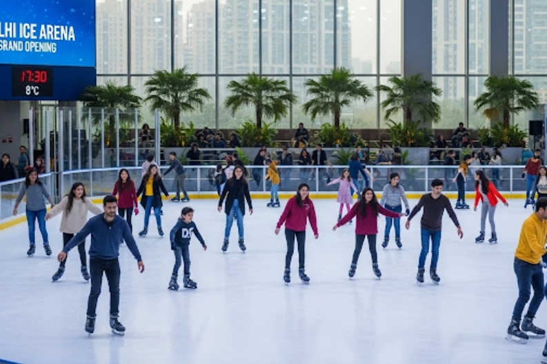 Delhi to Get Its First Ice-Skating Rink in Dwarka: Exciting Details