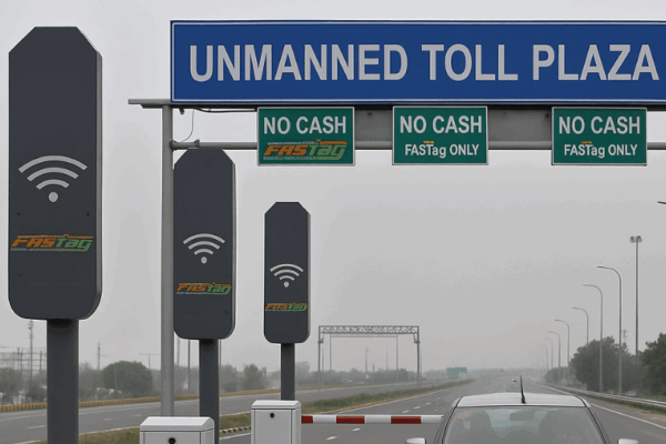 First Unmanned Toll Plaza on Dwarka Expressway Face Challenge First Unmanned Toll Plaza on Dwarka Expressway Face Challenge