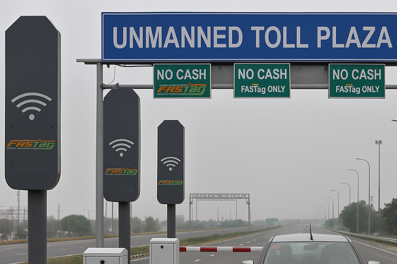 First Unmanned Toll Plaza on Dwarka Expressway Face Challenge