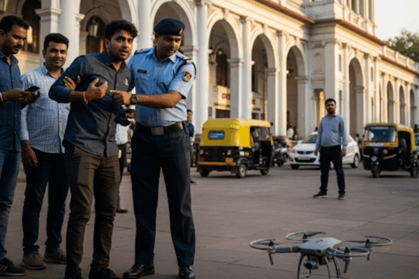 Man Detained for Flying Drone Near Connaught Place During Chief Minister's Event