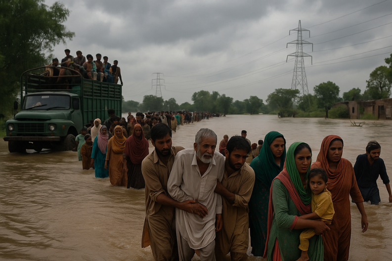 Mass Evacuations in Pakistan Due to Flood Risk from India’s