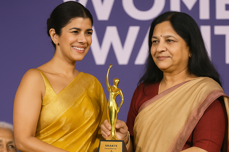 Nimrat Kaur Receives Shakti Award from Delhi's Chief Minister