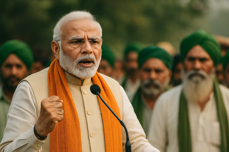 Prime Minister Modi Supports Farmers Amid US Tariff Increases