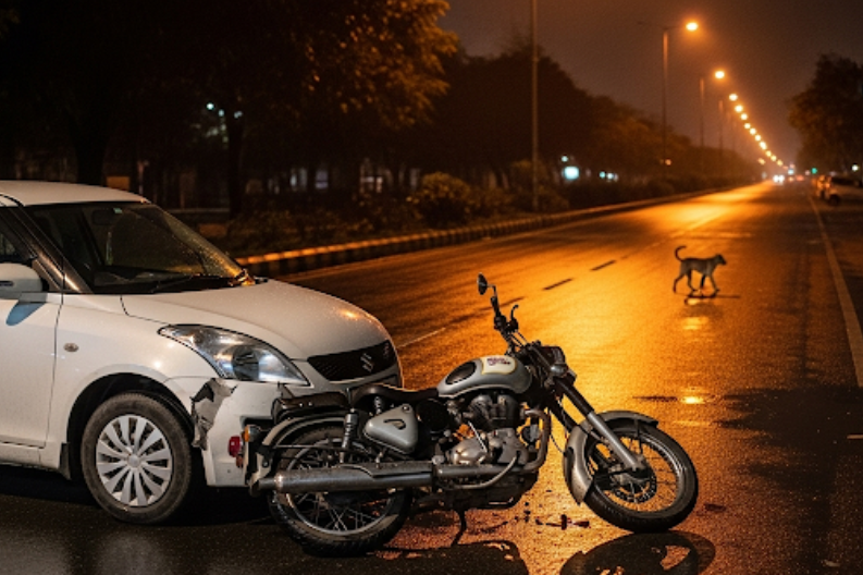 Tragic Death of Woman Sub-Inspector in Ghaziabad Road Accident