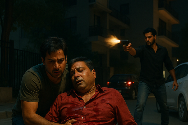 Tragic Shooting in Faridabad: Man Attacks Friend Over Wife's Trip