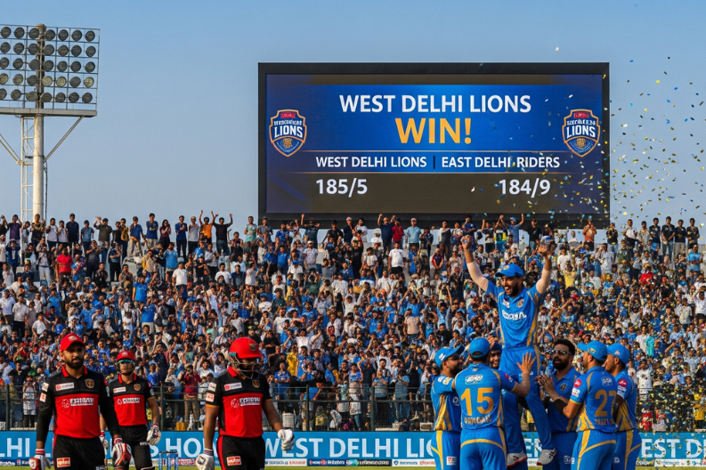 West Delhi Lions Win Exciting Match Against East Delhi Riders