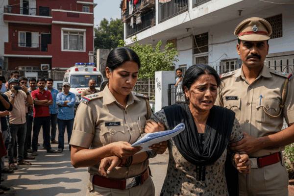 Woman Arrested in Gurgaon for Stabbing Live-In Partner