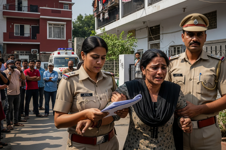 Woman Arrested in Gurgaon for Stabbing Live-In Partner