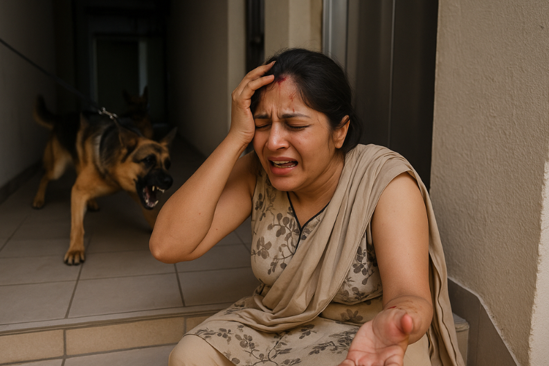 Woman Injured After Dog Attack, FIR Filed in Ghaziabad