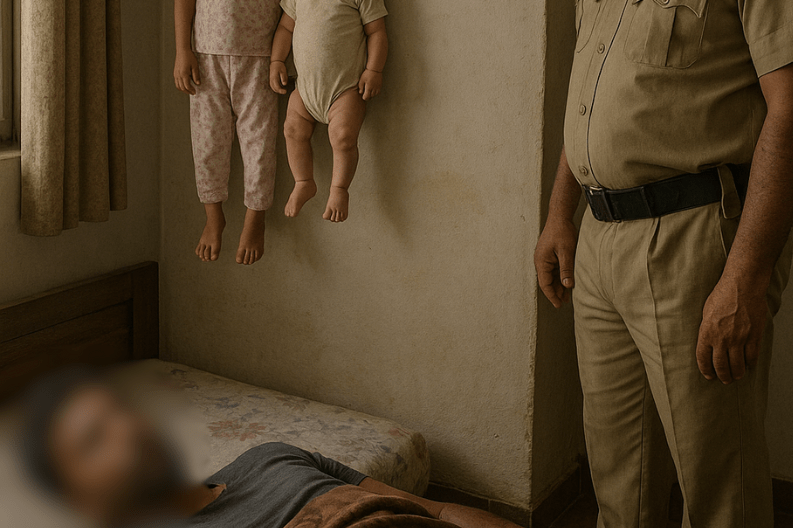 A Family Man and 2 Year Old Daughters Found Dead in Faridabad