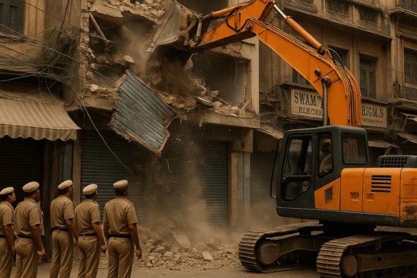 Court Orders Cleanup of Unauthorized Buildings in Chandni Chowk