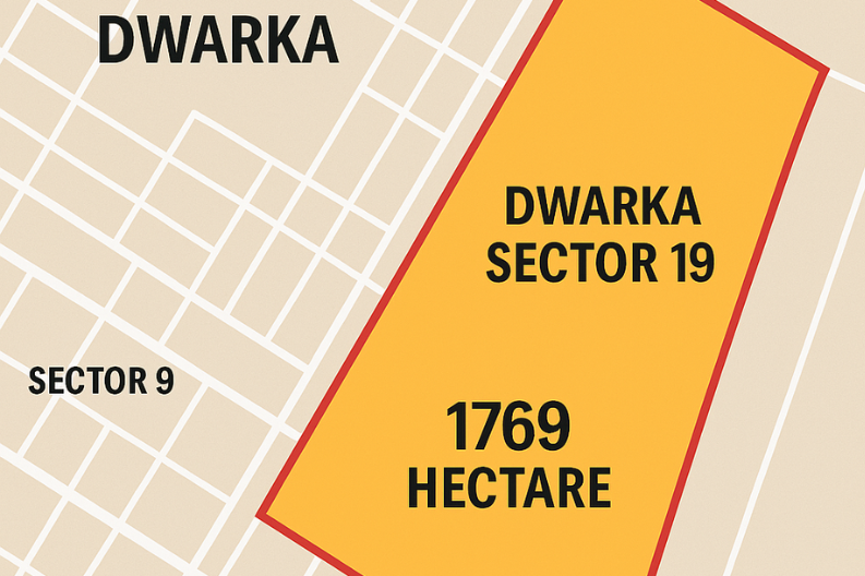 DDA Identifies 1769 Hectare in Dwarka Sector 19