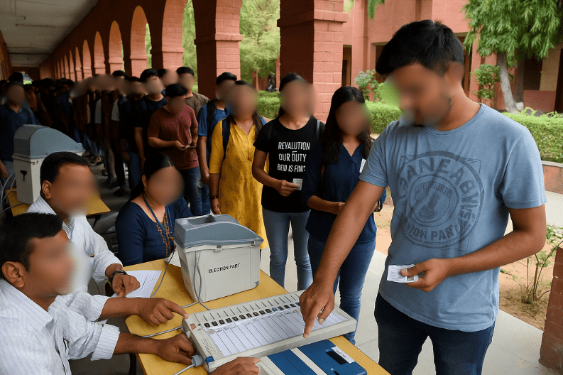DUSU Elections 2.75 Lakh Students Voting Across 52 Colleges